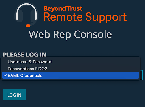 BeyondTrust Remote Support - SAML Credentials