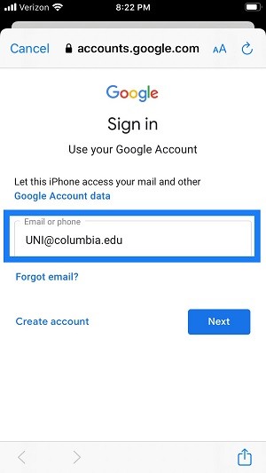 LionMail Mobile and Email Client Setup | Columbia University ...