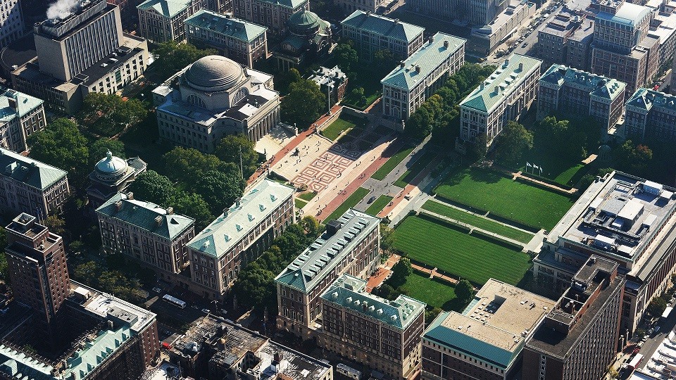 Aerial view of Morningside Campus