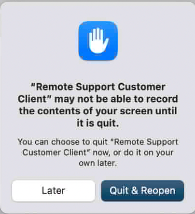 Remote Support Customer