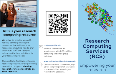 Snapshot of RCS Trifold informational pamphlet with a summary of the services the team provides (also reflected the verbiage on this webpage)