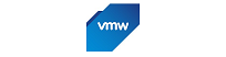 VMware logo (blue diagonal sash with white lettering)