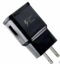 USB Fast Charge Adapter ($20) Image of black USB Fast Charge Adapter