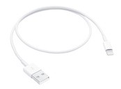 Lightning to USB Cable .5m ($19) 1m ($19) 2m ($29) Image of white Apple Lightning to USB Cable