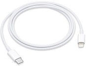 Image of white Apple Lightning to USBC Cable