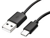 Image of black USB-C Charger Cable