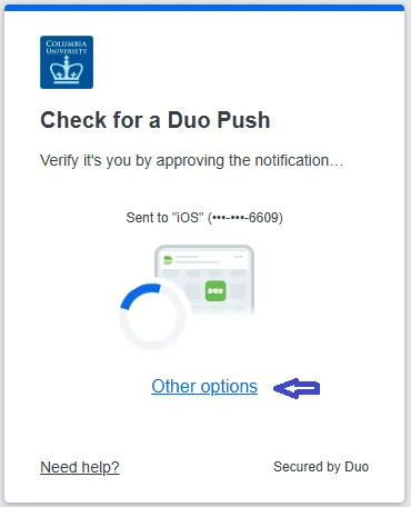 Check for a Duo push
