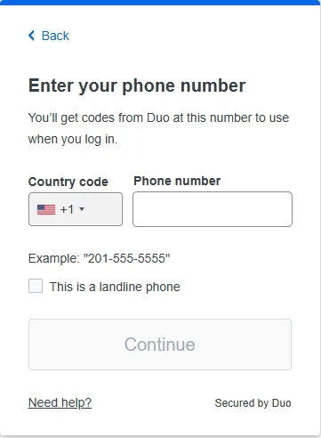 Enter your phone number
