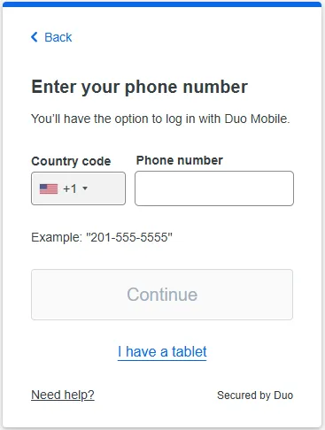 Enter your phone number