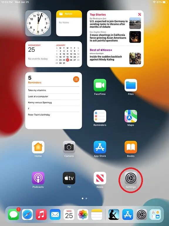 ADCU Exchange: Configure your iPad (iOS 10.x)