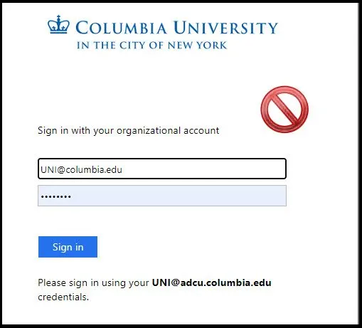 M365 incorrect way to log in