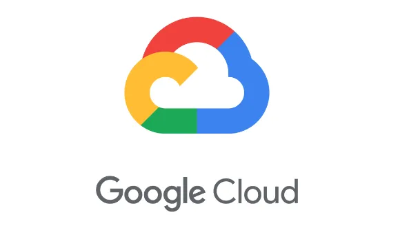 Google Cloud logo: Rainbow cloud