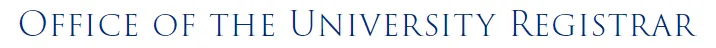 Office of the Registrar logo