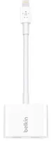 Image of white Belkin Lightning Audio + Charge Rockstar 